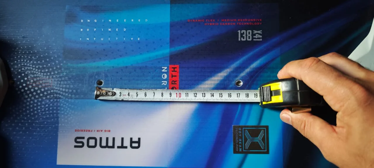 Cómo medir tu tabla - Mide de tornillo a tornillo